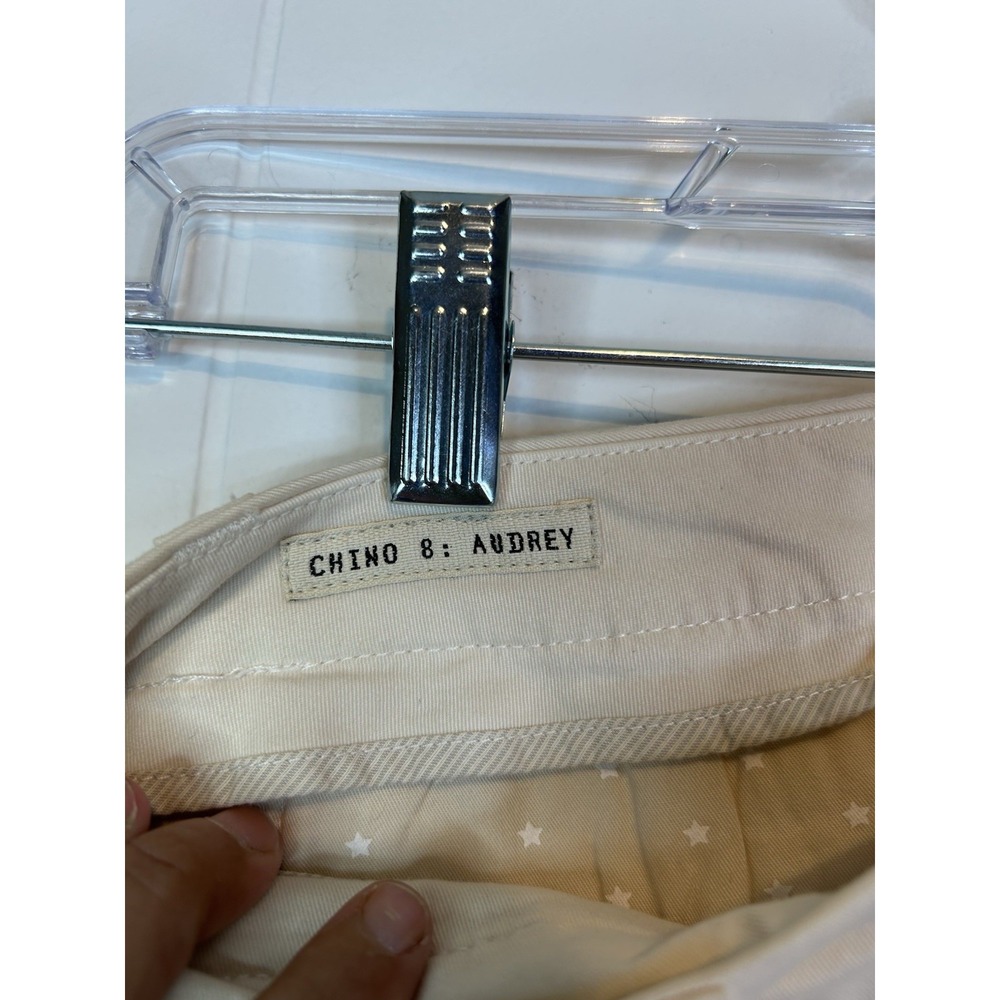 Weekend By Max Mara Women's Size 12 Audrey Chino Pants Cream 171 - Picture 4 of 7